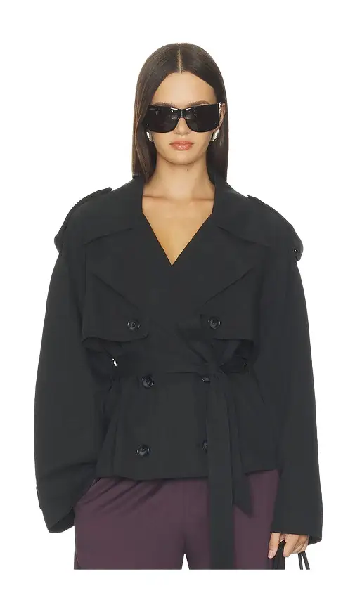 Eleanor Cropped Trench Coat Eleanor Cropped Trench Coat