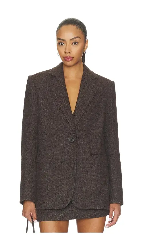 Elodie the Label Perrin Wool Blend Blazer