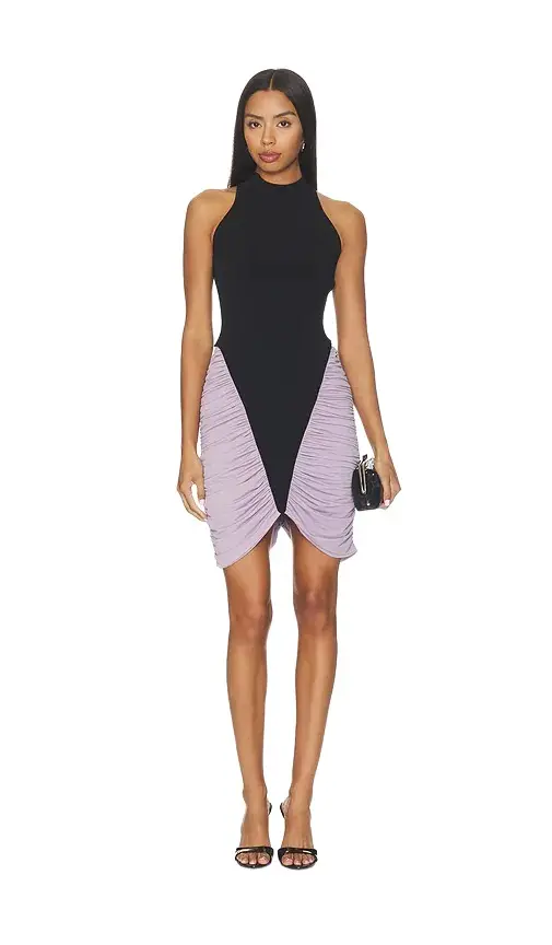 Et Ochs Atticus Knit Combo Mini Dress