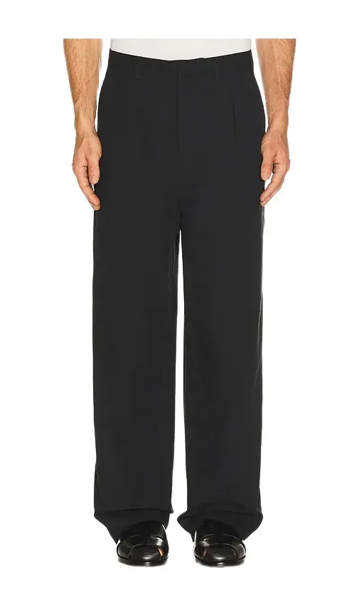 Wide Pleated Trousers