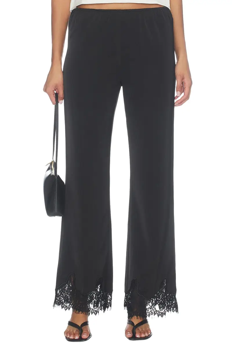Perrie Lace Trim Pant Perrie Lace Trim Pant