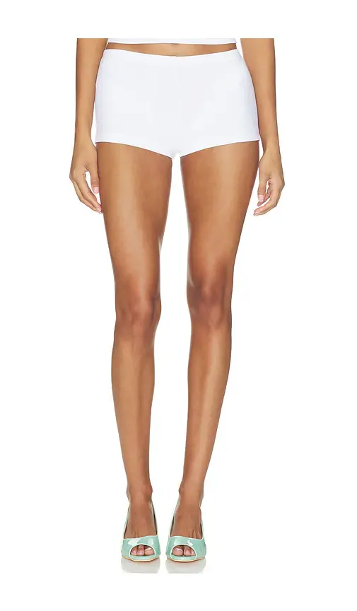 Frankies Bikinis X Devon Lee Carlson Paulina Cotton Shorts | Thumbnail 2