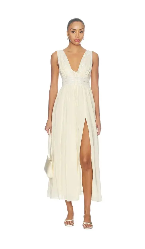 For Love & Lemons Lisa Maxi Slip Dress