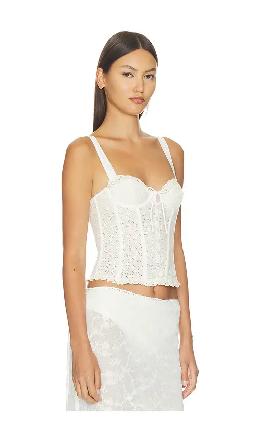 For Love & Lemons Eyelet Rose Bustier | Thumbnail 2 For Love & Lemons Eyelet Rose Bustier | Thumbnail 2