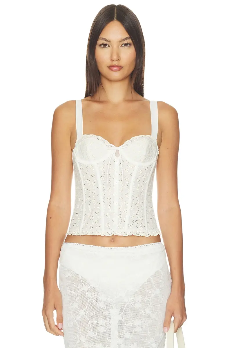 Eyelet Rose Bustier Eyelet Rose Bustier