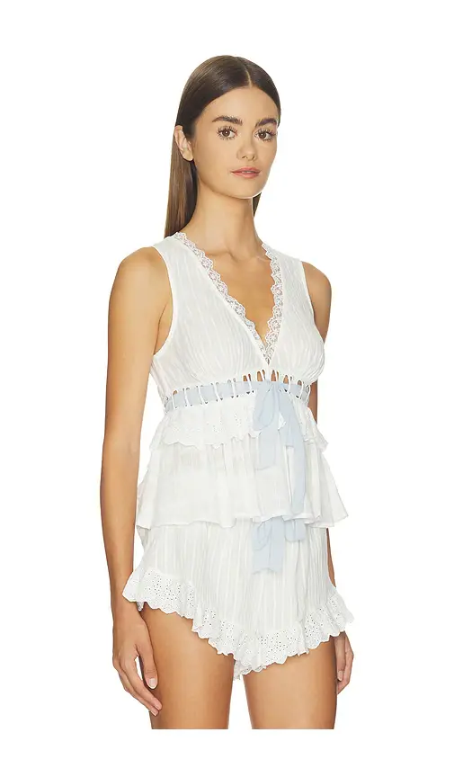 For Love & Lemons Jia Sleep Top | Thumbnail 2 For Love & Lemons Jia Sleep Top | Thumbnail 2