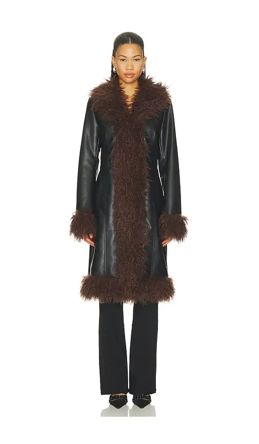 MORE TO COME Athena Shaggy Coat | Thumbnail 2 MORE TO COME Athena Shaggy Coat | Thumbnail 2
