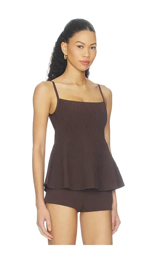 DL1961 Peplum Instasculpt Rib Tank | Thumbnail 2 DL1961 Peplum Instasculpt Rib Tank | Thumbnail 2
