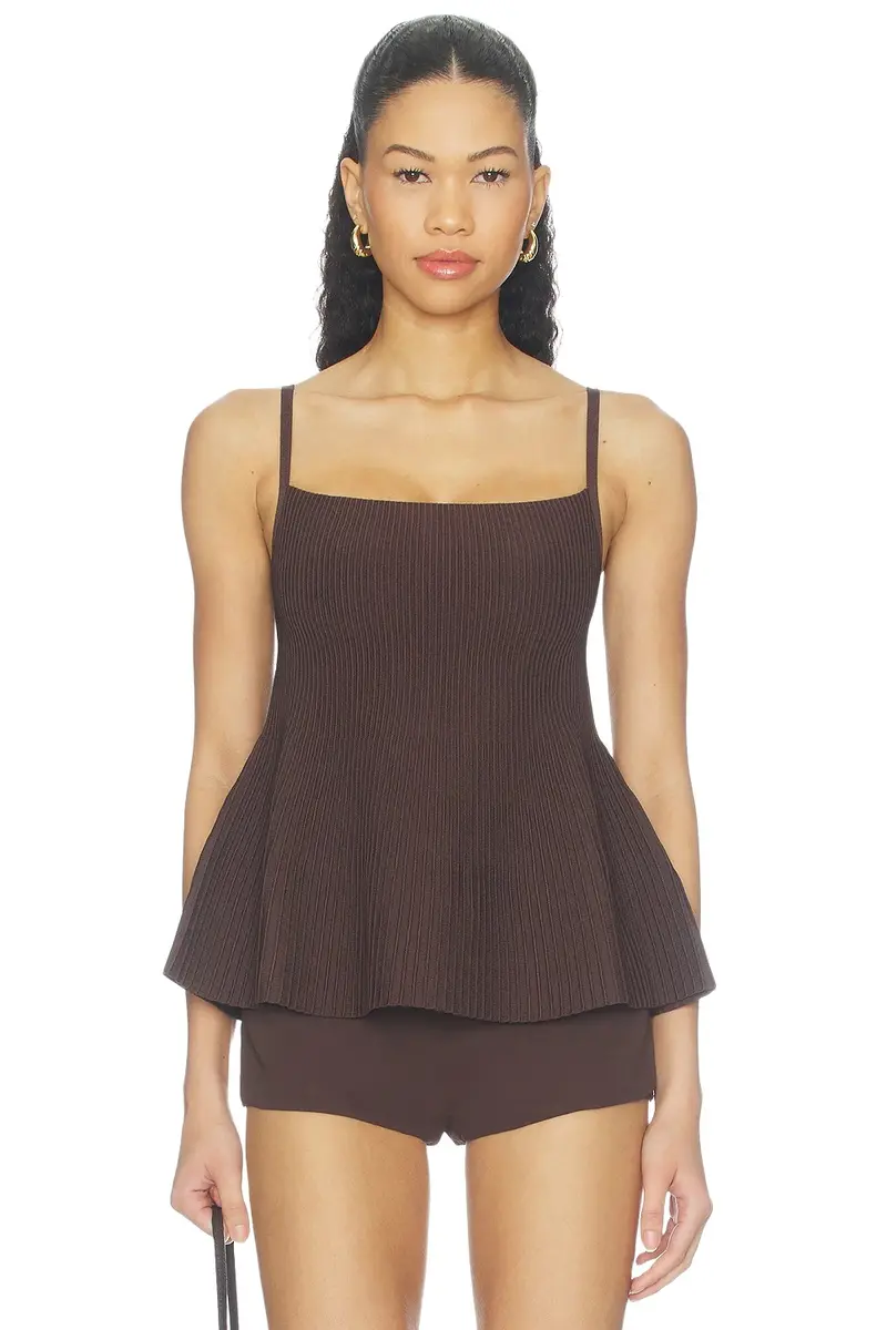 Peplum Instasculpt Rib Tank Peplum Instasculpt Rib Tank