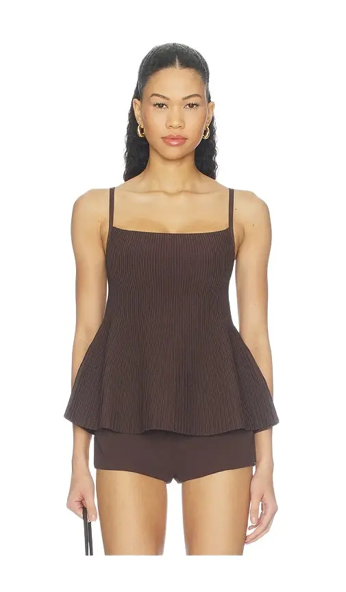 DL1961 Peplum Instasculpt Rib Tank