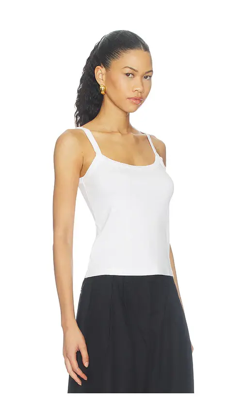 DONNI. The Baby Rib Scallop Tank | Thumbnail 2 DONNI. The Baby Rib Scallop Tank | Thumbnail 2