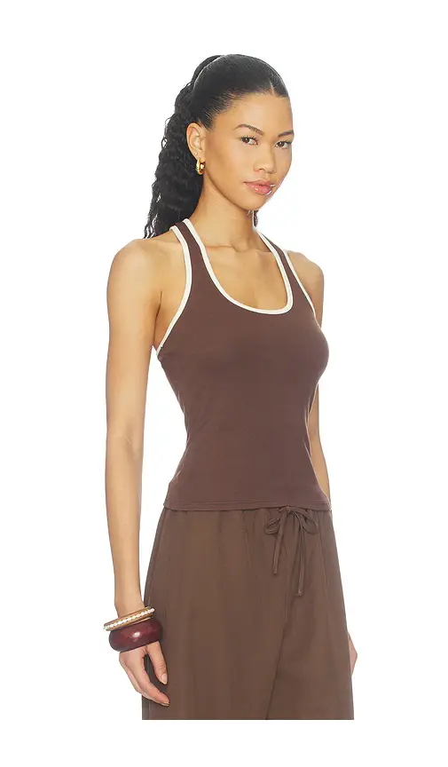 DONNI. The Baby Rib Racerback Tank | Thumbnail 2 DONNI. The Baby Rib Racerback Tank | Thumbnail 2