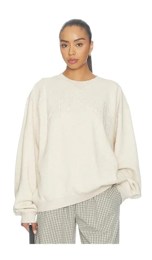 All-star Distressed Kara Crewneck Sweatshirt All-star Distressed Kara Crewneck Sweatshirt