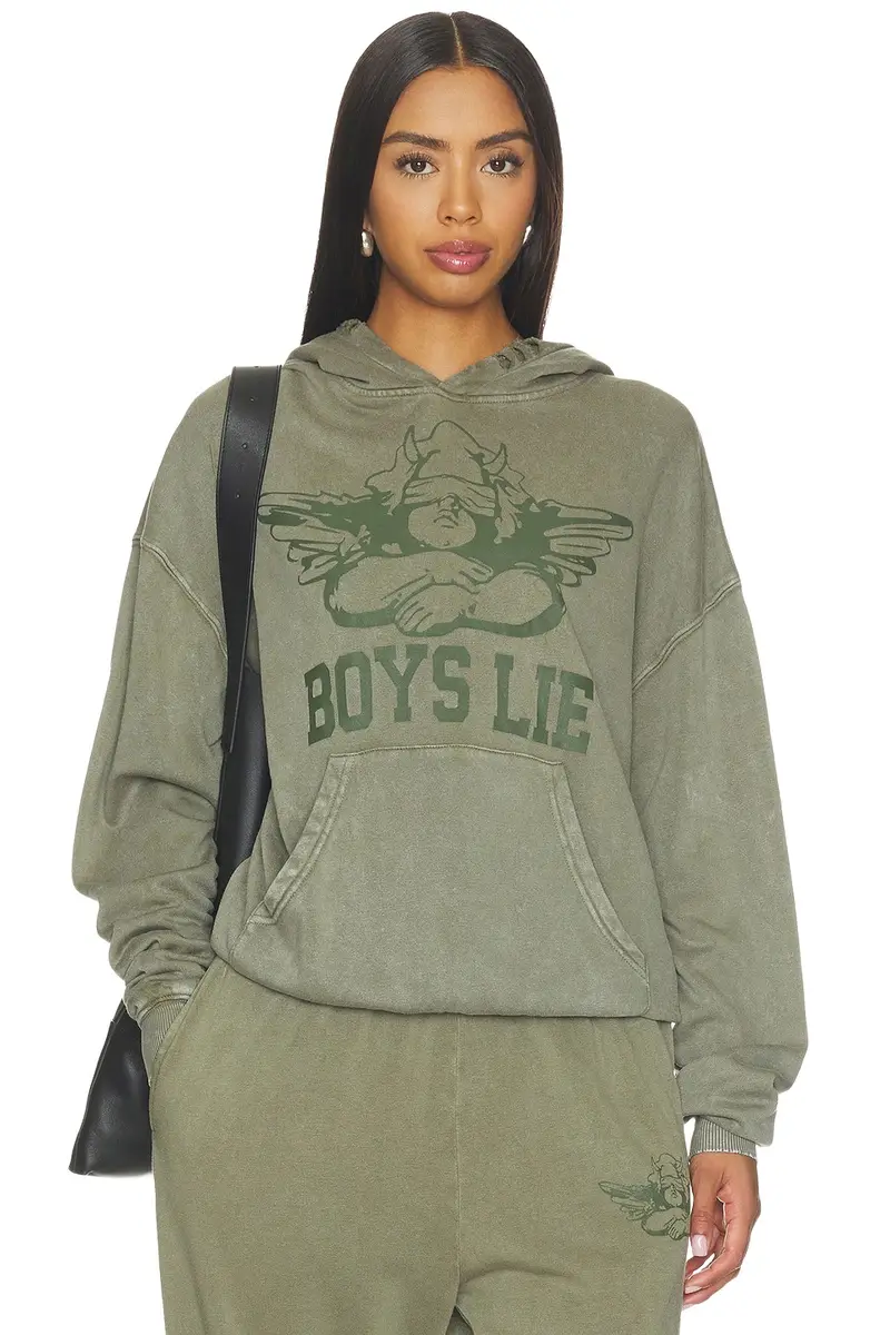 Boys Lie Old School Racer Hoodie
