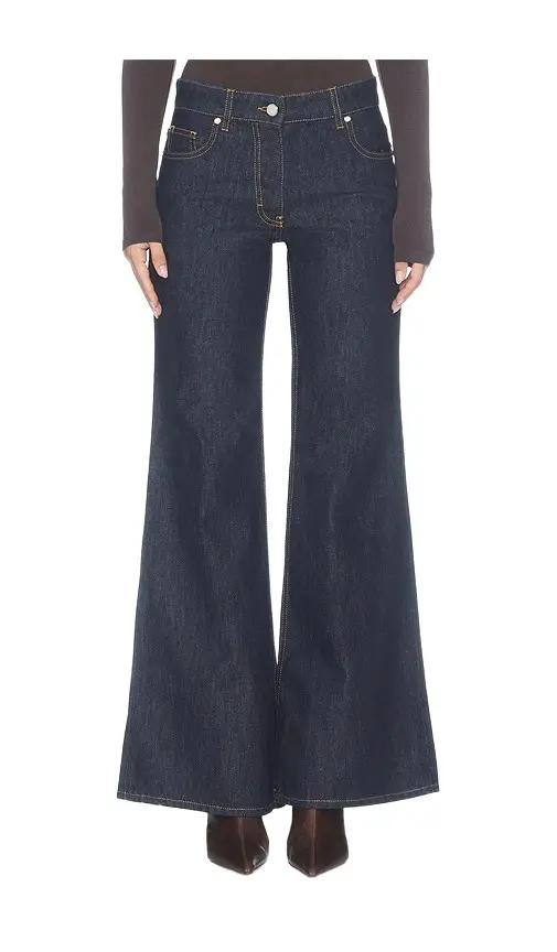 Raw Denim Flared Jeans Raw Denim Flared Jeans