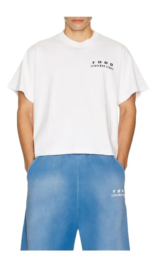 Printed Graphic Crop T-Shirt