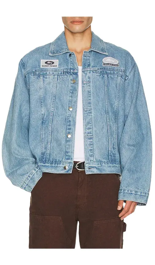 Siegelman Stable x Ford Patched Denim Jacket