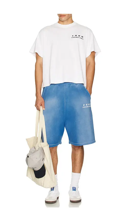 Siegelman Stable x Ford Printed Oversized Sweatshorts | Thumbnail 2