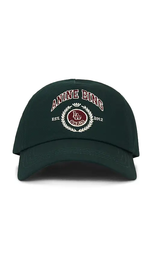 Anine Bing Jeremy Baseball Cap Collegiate | Thumbnail 2 Anine Bing Jeremy Baseball Cap Collegiate | Thumbnail 2