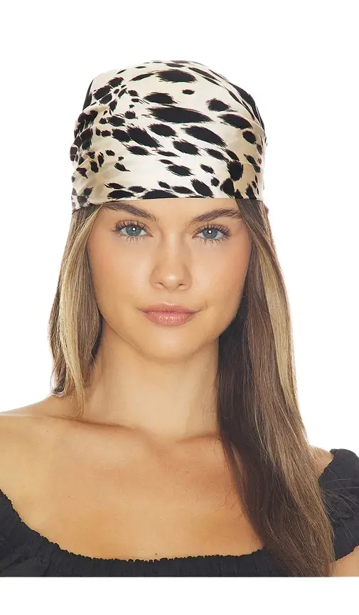 Anine Bing York Scarf Leopard