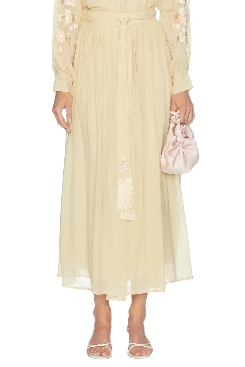 Valiant Sash Midi Skirt