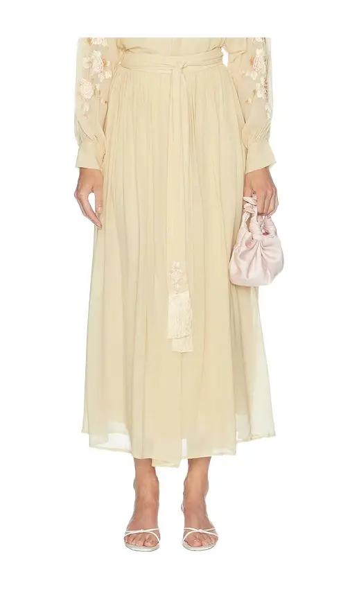 Valiant Sash Midi Skirt