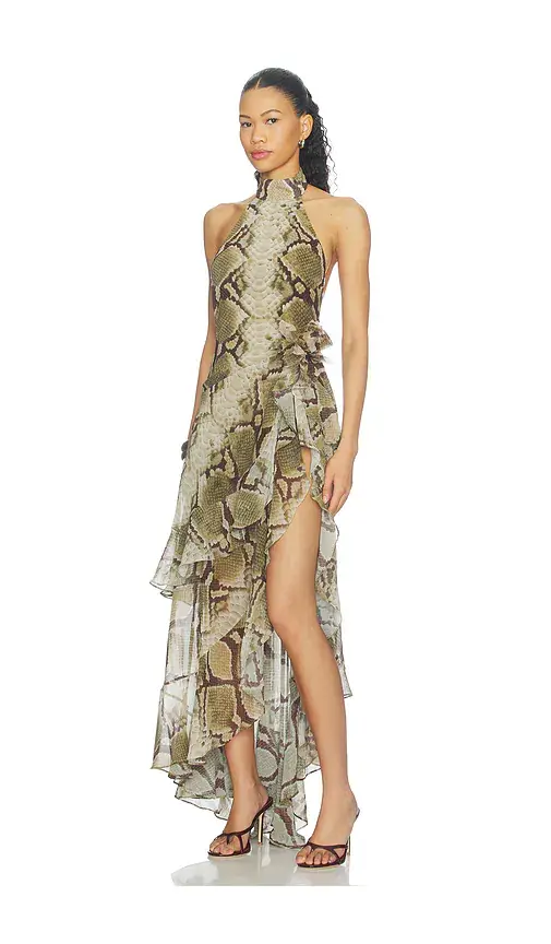 Retrofête Nevae Chiffon Dress | Thumbnail 2 Retrofête Nevae Chiffon Dress | Thumbnail 2