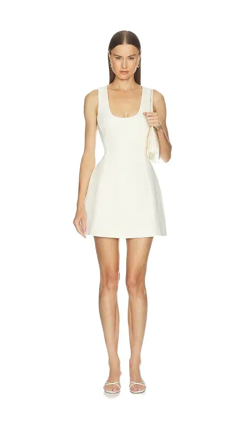 Cotton Mix Volume Mini Dress Cotton Mix Volume Mini Dress