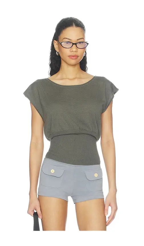 Oddli Lightweight Knit Dolman Top