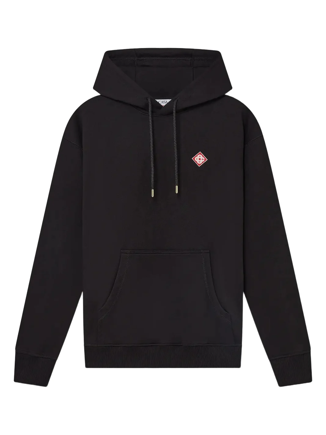 Casablanca Diamond Logo Hooded Sweatshirt in Black