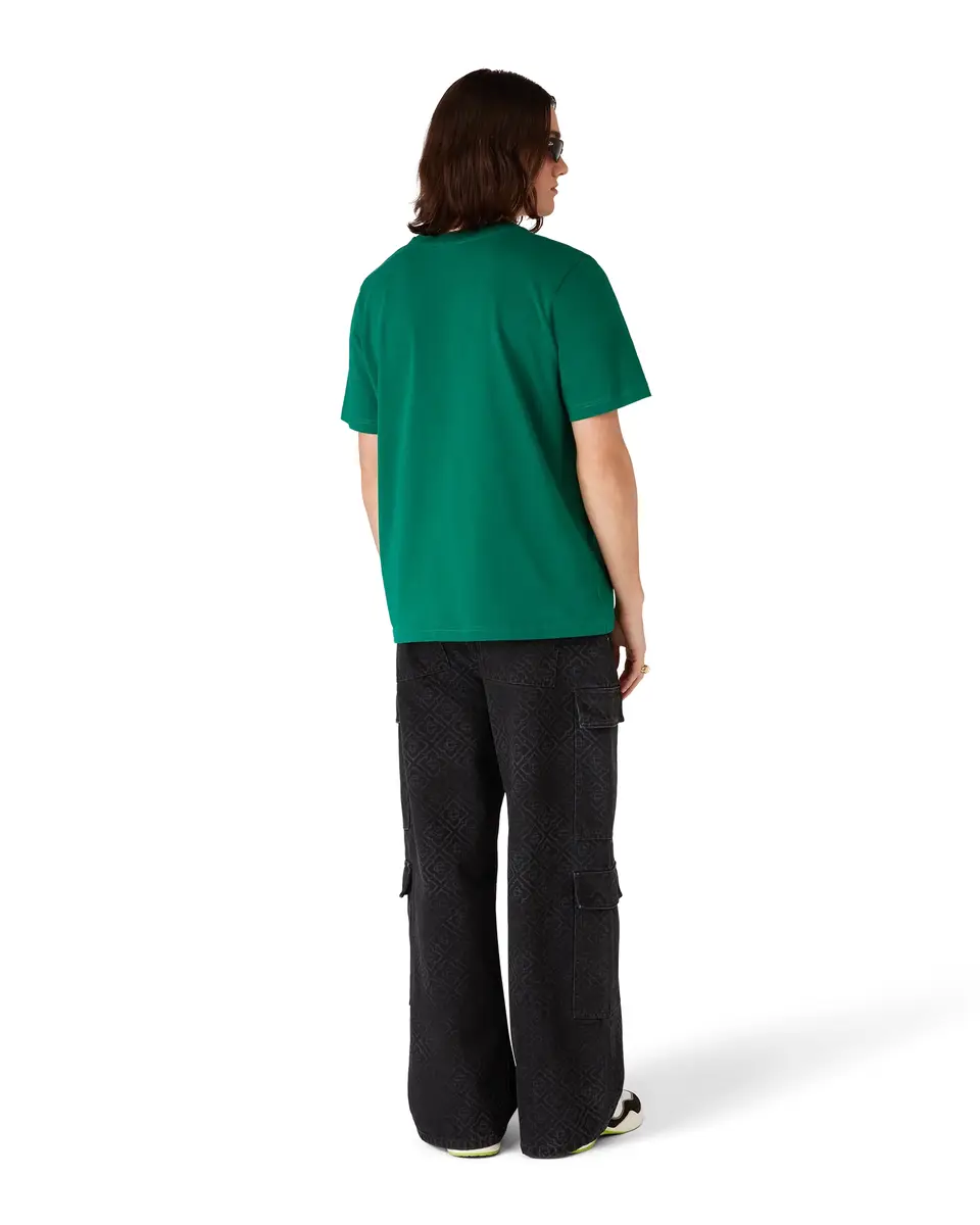 Casablanca Evergreen Diamond Logo Short Sleeve T-Shirt | Thumbnail 3