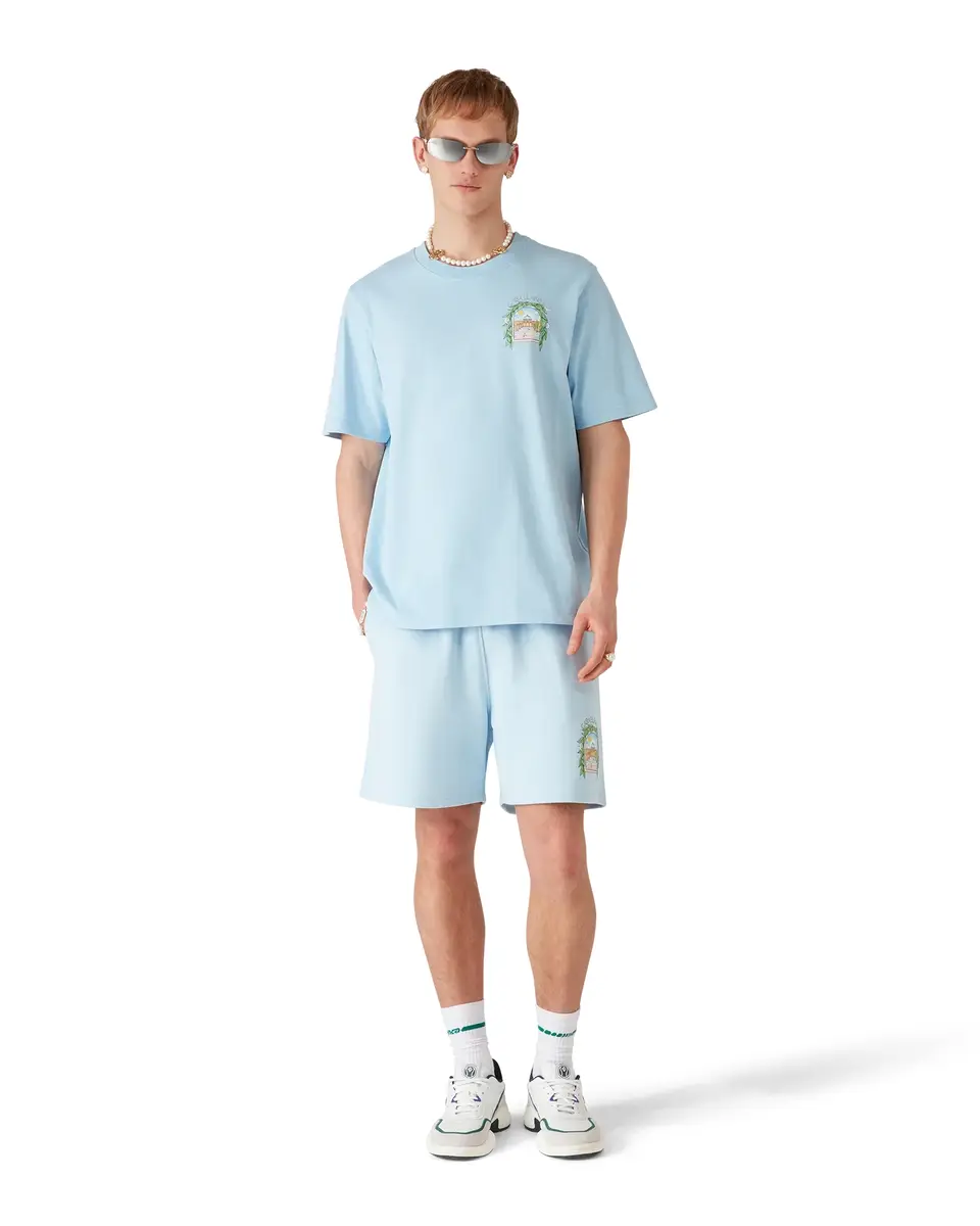 Casablanca L'Arche De Tennis Short Sleeve T-Shirt | Thumbnail 2 Casablanca L'Arche De Tennis Short Sleeve T-Shirt | Thumbnail 2