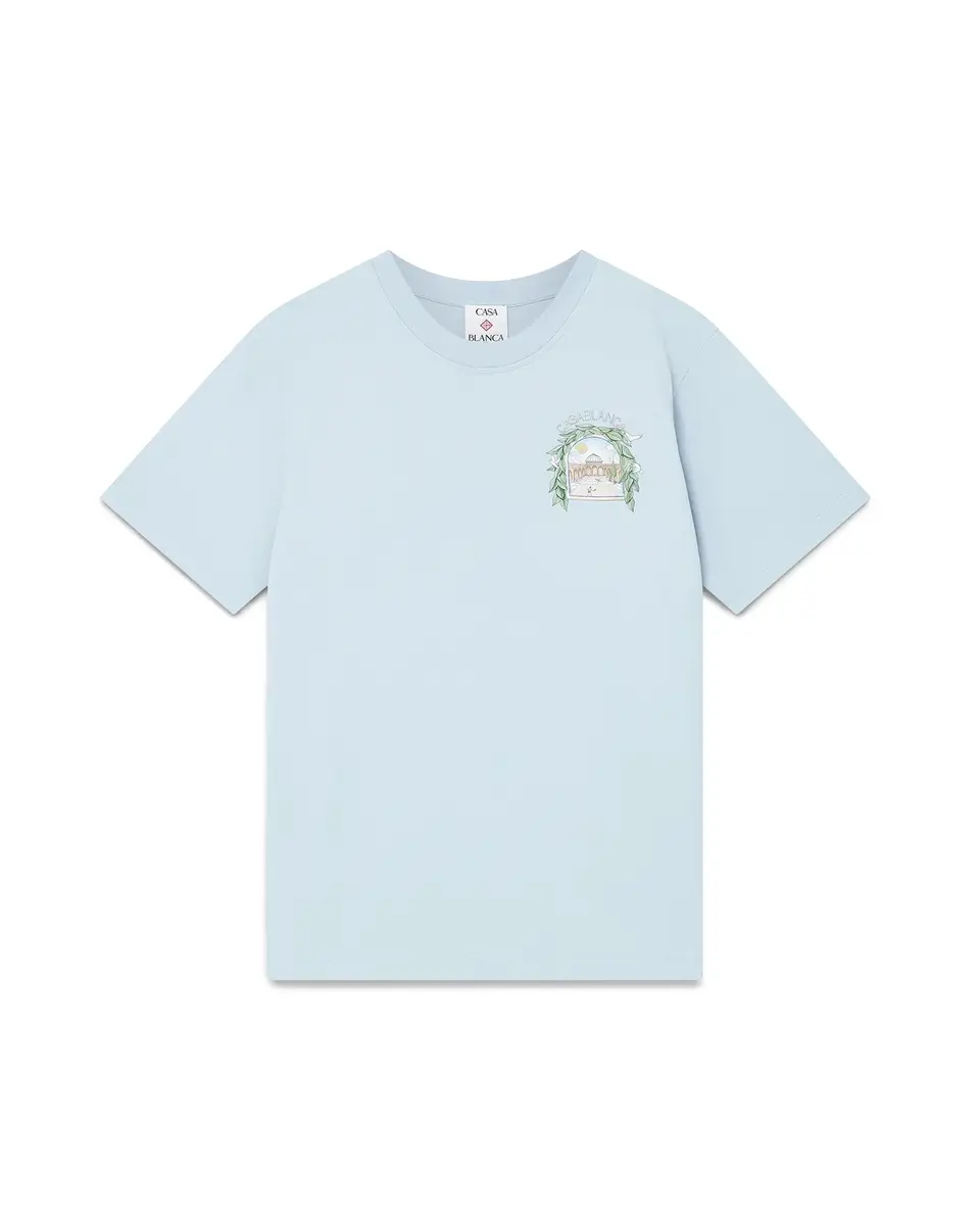 Casablanca L'Arche De Tennis Short Sleeve T-Shirt | Thumbnail 6 Casablanca L'Arche De Tennis Short Sleeve T-Shirt | Thumbnail 6