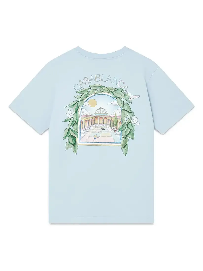 Casablanca L'Arche De Tennis Short Sleeve T-Shirt