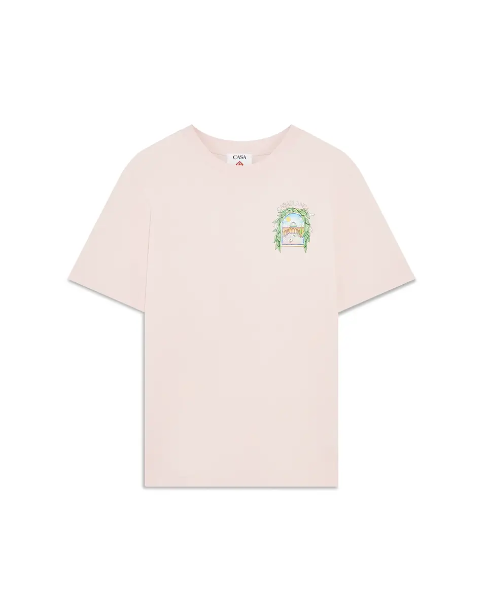 Casablanca L'Arche De Tennis Short Sleeve T-Shirt | Thumbnail 6 Casablanca L'Arche De Tennis Short Sleeve T-Shirt | Thumbnail 6