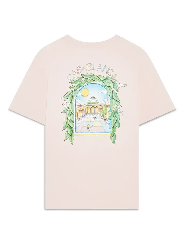 Casablanca L'Arche De Tennis Short Sleeve T-Shirt