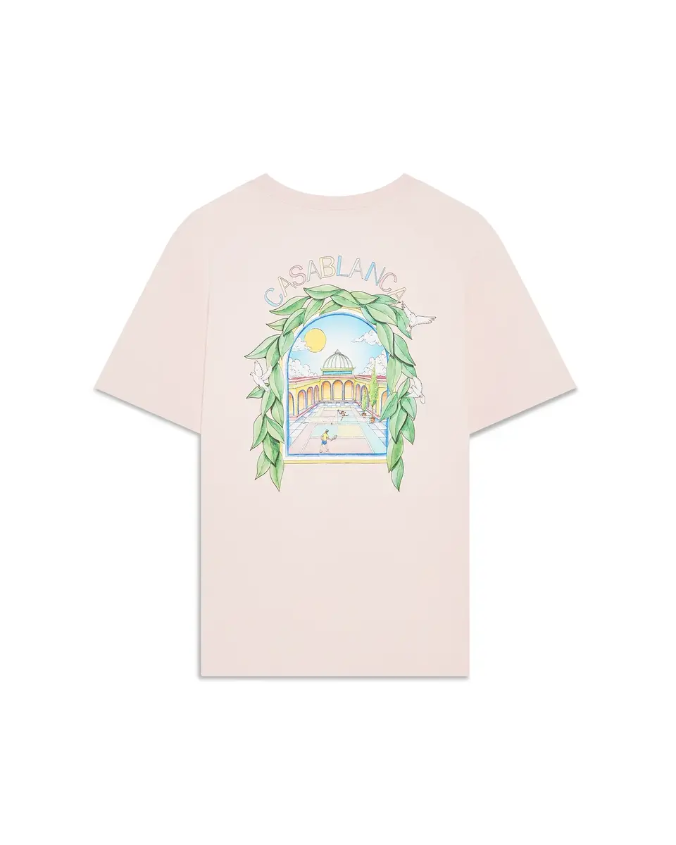 Casablanca L'Arche De Tennis Short Sleeve T-Shirt
