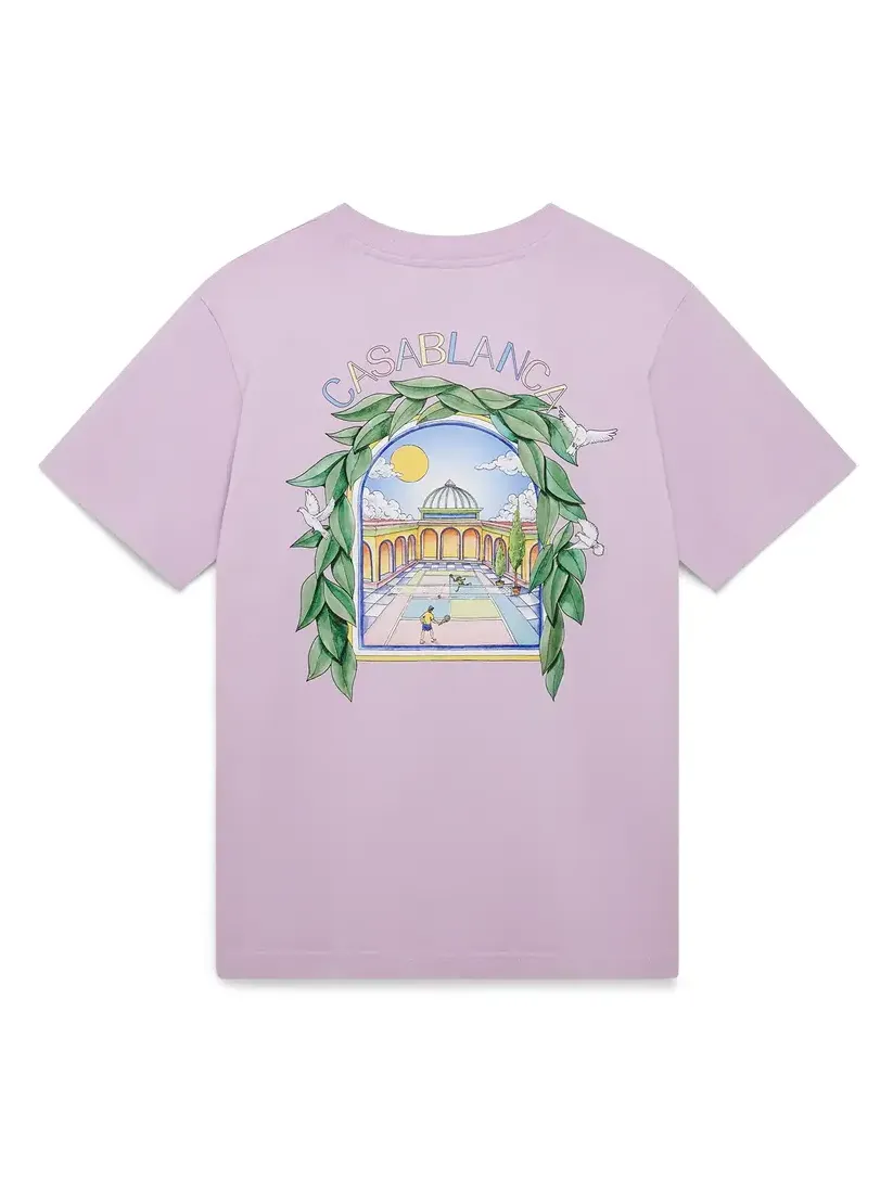 Casablanca L'Arche De Tennis Short Sleeve T-Shirt