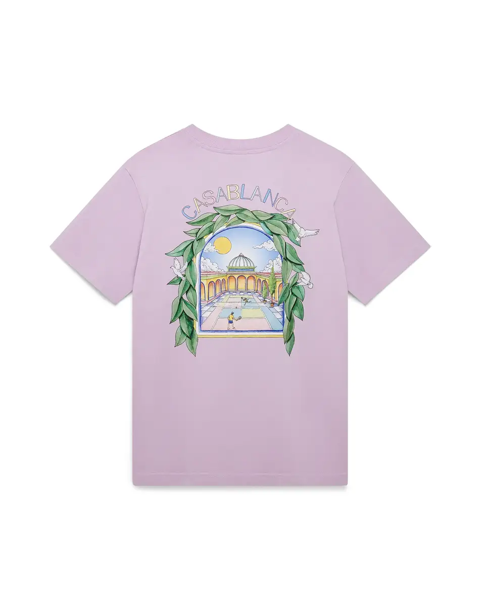 Casablanca L'Arche De Tennis Short Sleeve T-Shirt