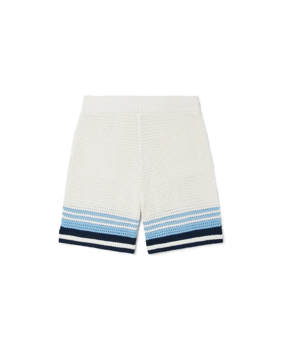 Casablanca Tennis Cotton Crochet Shorts | Thumbnail 6