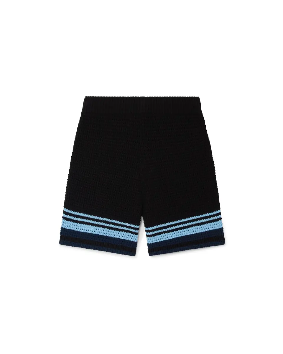 Casablanca Tennis Cotton Crochet Shorts | Thumbnail 5 Casablanca Tennis Cotton Crochet Shorts | Thumbnail 5