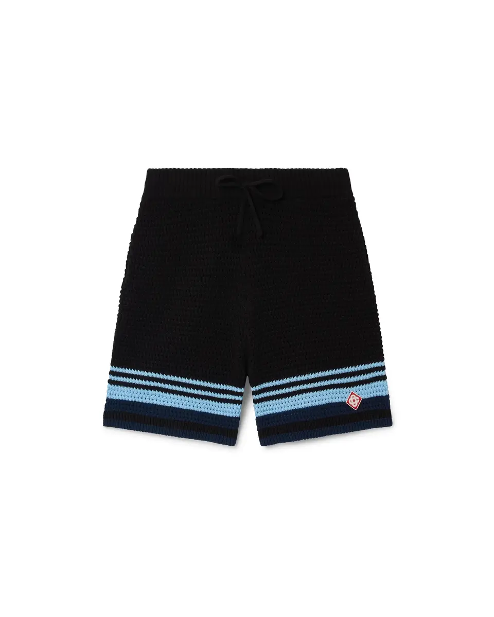 Tennis Cotton Crochet Shorts