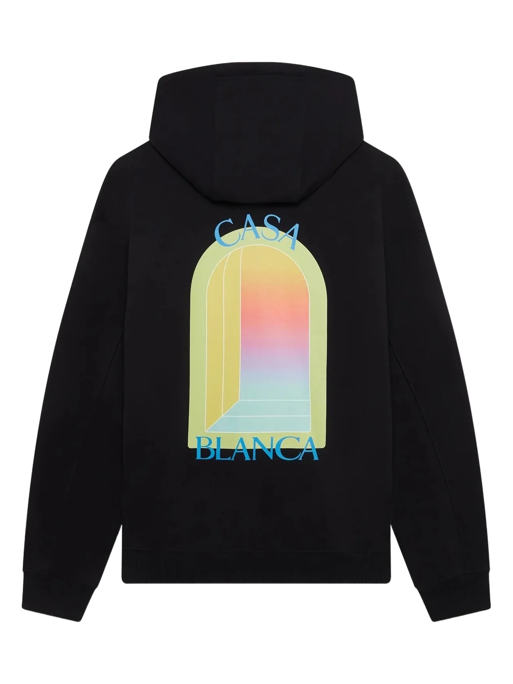 Casablanca Gradient Arch Hooded Sweatshirt in Black