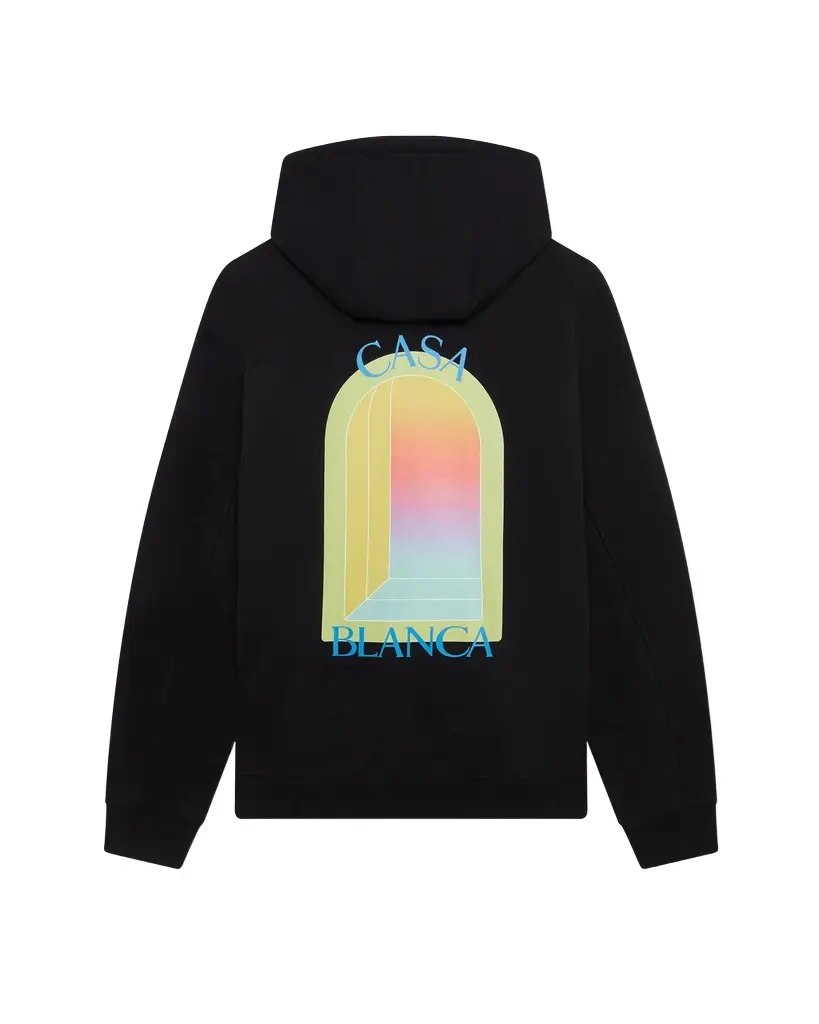 Gradient Arch Hooded Sweatshirt in Black Gradient Arch Hooded Sweatshirt in Black