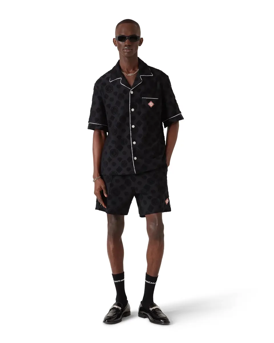 Casablanca Towelling Monogram Shorts | Thumbnail 2