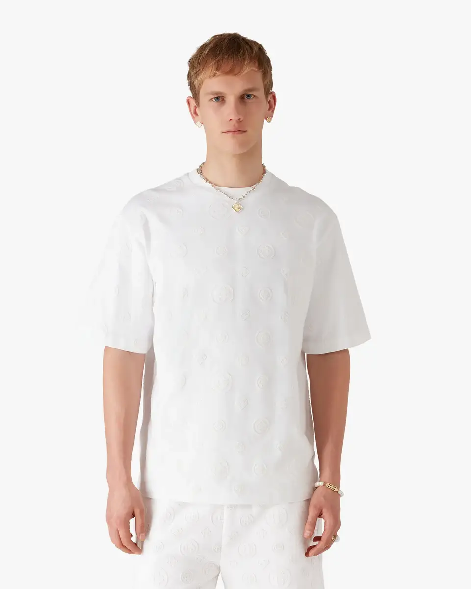 Casablanca Applique Monogram Oversized Short Sleeve T-Shirt | Thumbnail 4