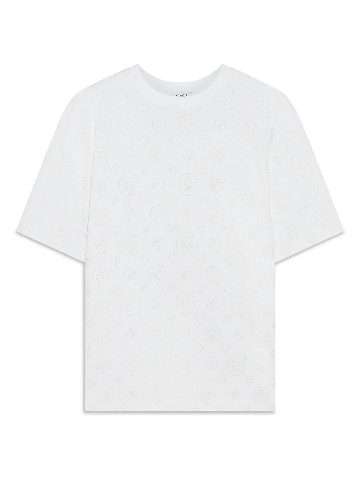 Casablanca Applique Monogram Oversized Short Sleeve T-Shirt