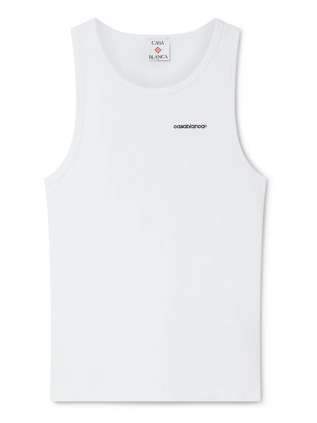 Casablanca Ribbed Tank Top