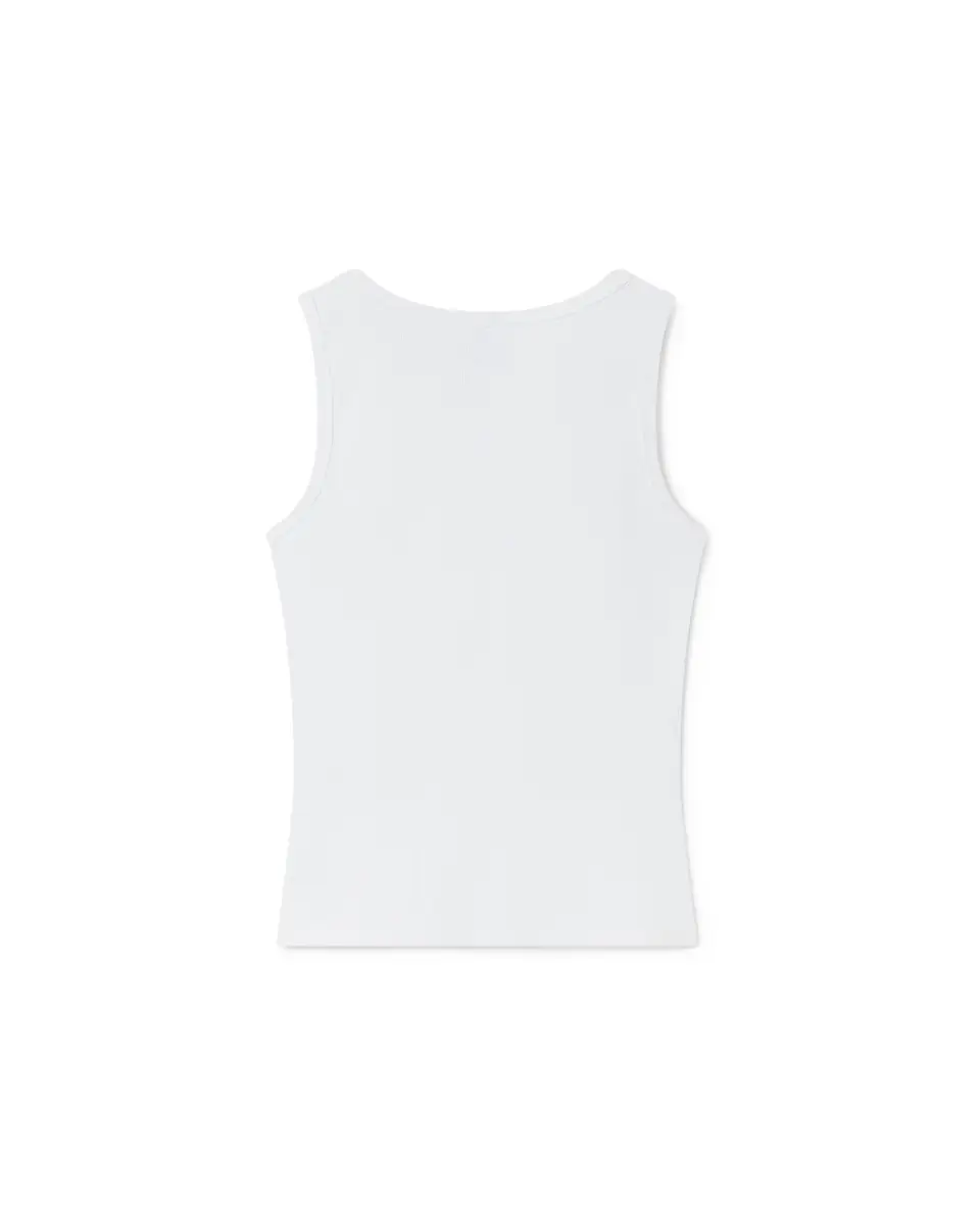 Casablanca Ribbed Tank Top | Thumbnail 6 Casablanca Ribbed Tank Top | Thumbnail 6