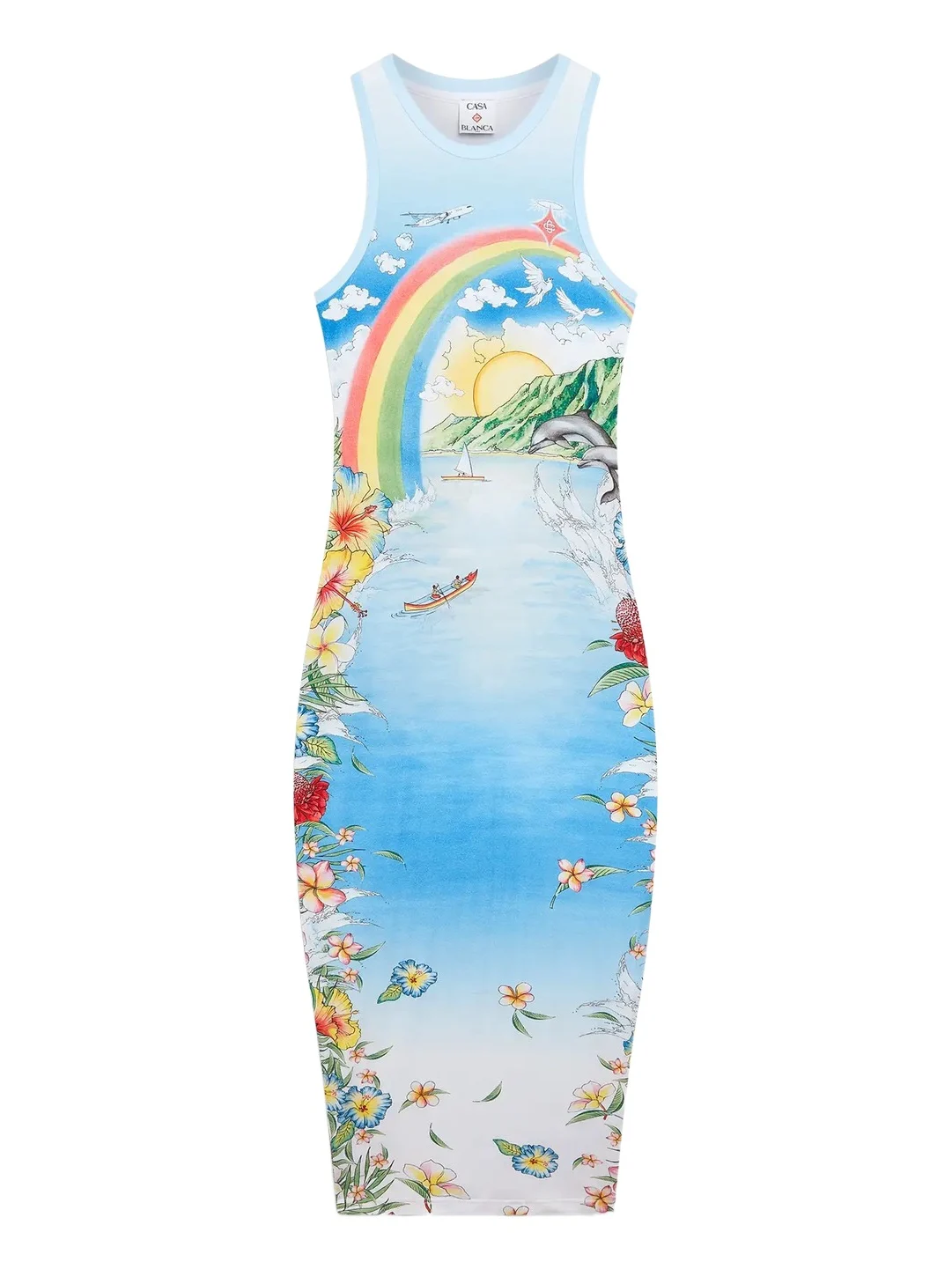 Casablanca Aloha Maxi Dress